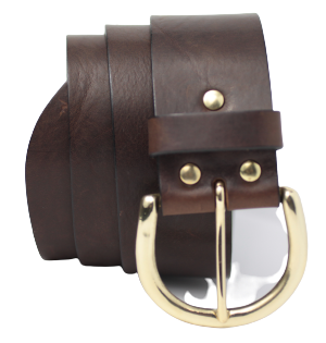 2 Inch Brown Jean Belt