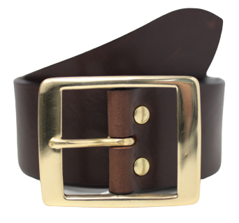 2 Inch Brown Leather Belt
