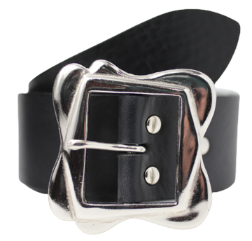 2" Inch Heavy Silver Buckle