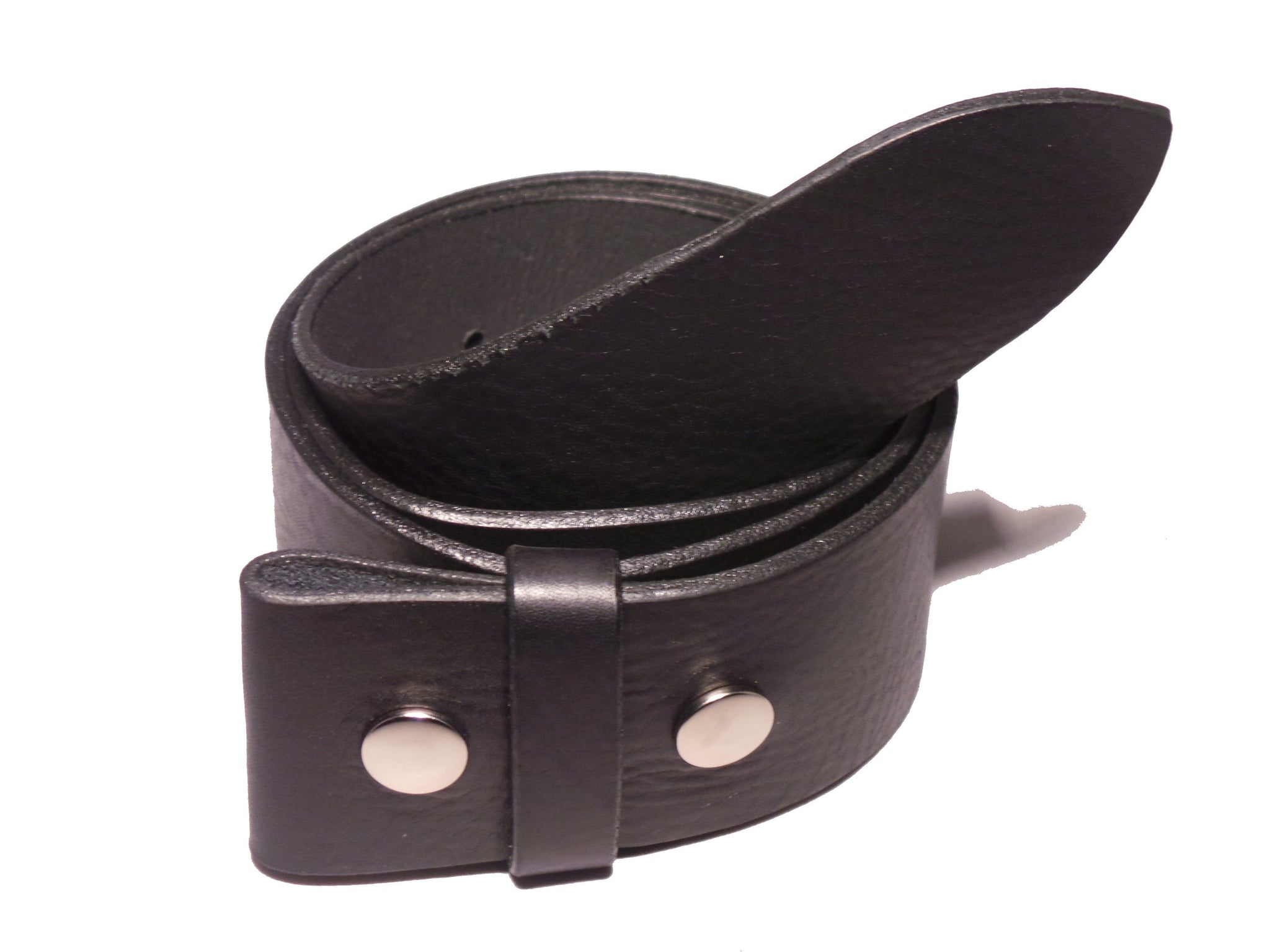 For Sale Men's Full Grain 2 Inch Black Leather Belt Strap Replacement –  Buckle My Belt