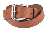 38mm Dark Tan Leather Belt