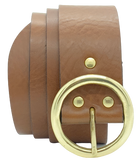 50mm Brown Leather Belt