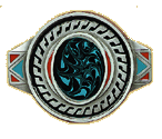 Aztec Round Design Belt Buckle