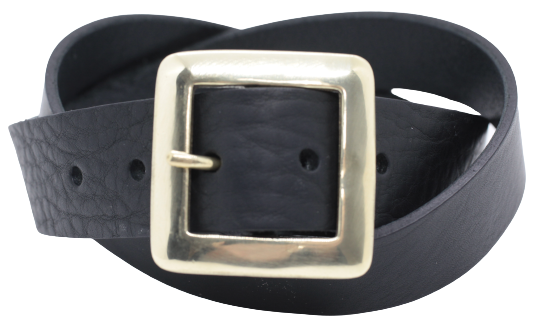シールームリン　SQUARE BUCKLE LEATHER ベルト　ブラック SQUARE BUCKLE LEATHER ベルト