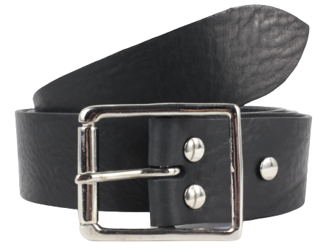 Black 1 1/2" Inch Jean Belt
