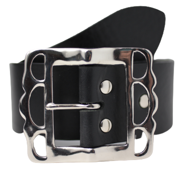 Black 2 Inch Wide Belt for Jeans