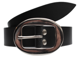 Black Leather Trouser Belt