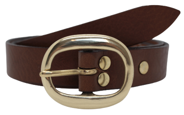 Brass Oval 1 Inch Buckle