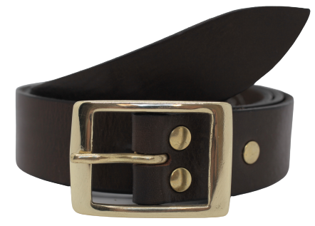 Brass Rectangle 1 1/4" Inch Buckle
