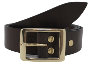 Brass Rectangle 1 1/4" Inch Buckle