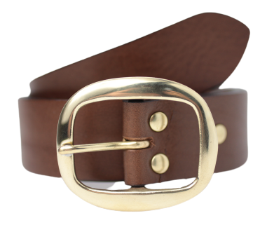 Brown 1.5 Inch Wide Belt