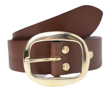 Brown 1.5 Inch Wide Belt