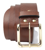 Brown 2 Inch Wide Leather Belt