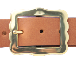 Brass Picture Frame 1 1/2 Inch Leather Belt