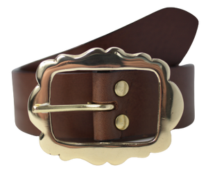 Brown Ladies Leather Belt