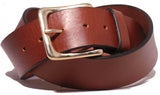 Ladies Designer Brown Leather Belt
