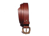 Brown Leather Trouser Belt