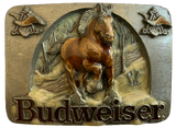 Budweiser Brown Horse Belt Buckle
