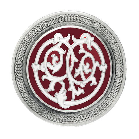 Celtic Stems Red Belt Buckle