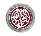 Celtic Stems Red Belt Buckle