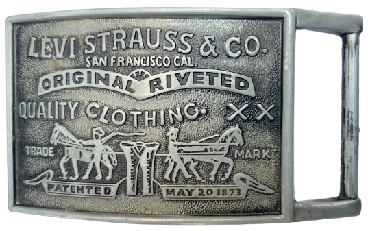 Classic Levi Strauss Belt Buckle