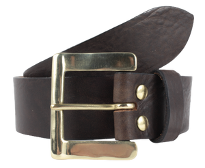 Dark Brown 38mm Leather Belt