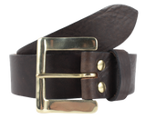 Dark Brown 38mm Leather Belt