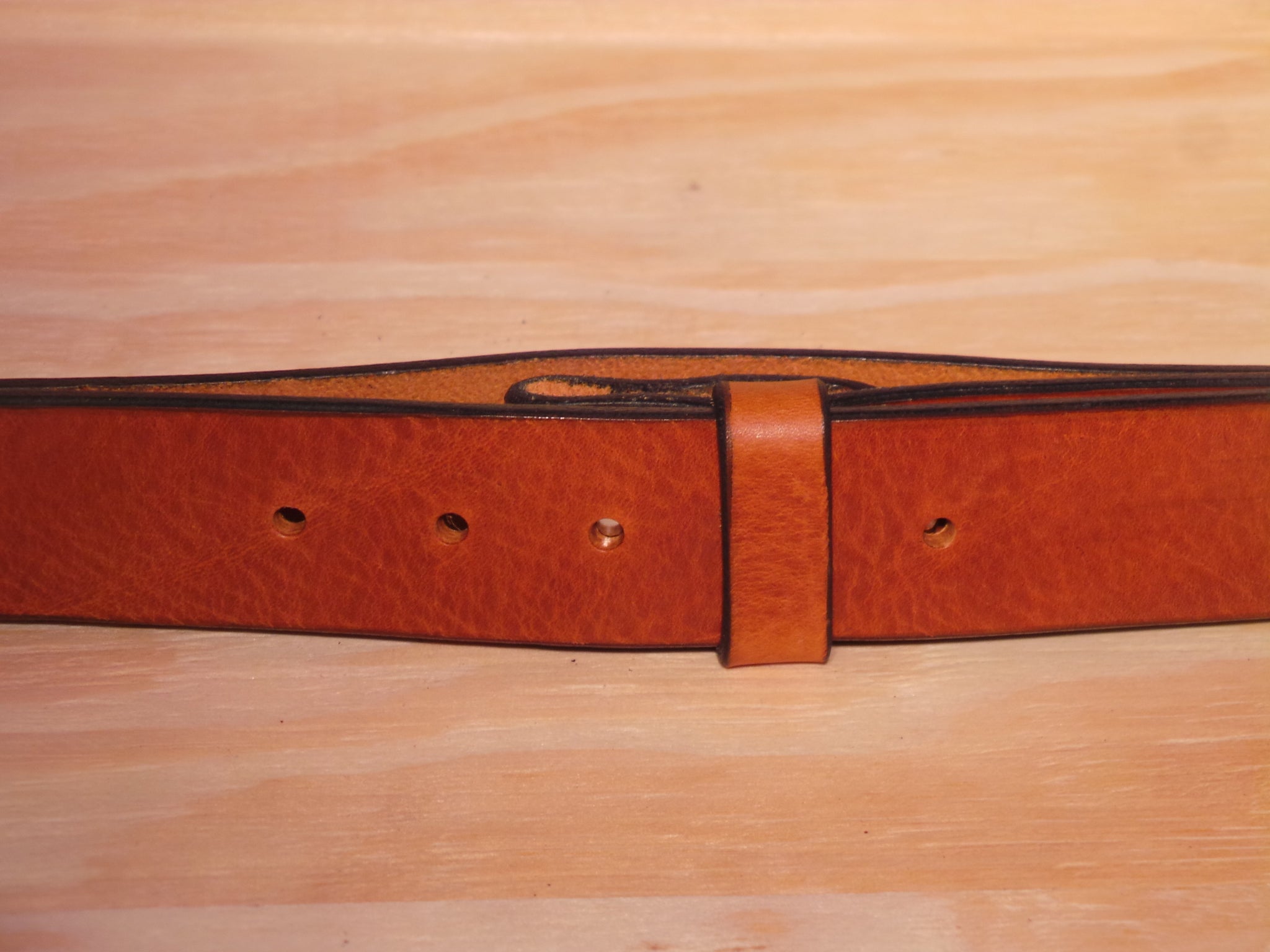 Tan Leather Ladies Belt