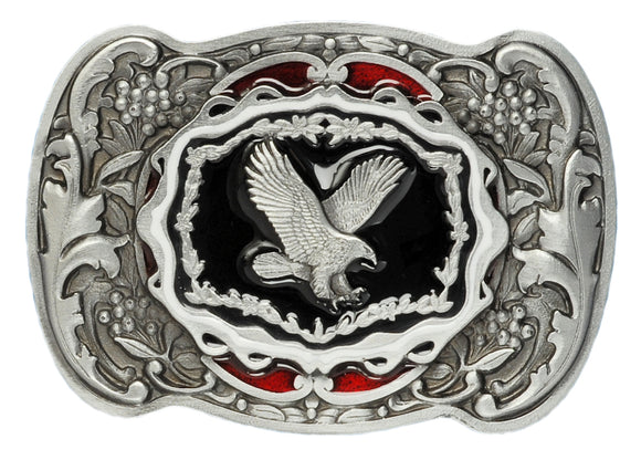 Flying Eagle Belt Buckle,Western Cowboy Gold Plated Larger Belt