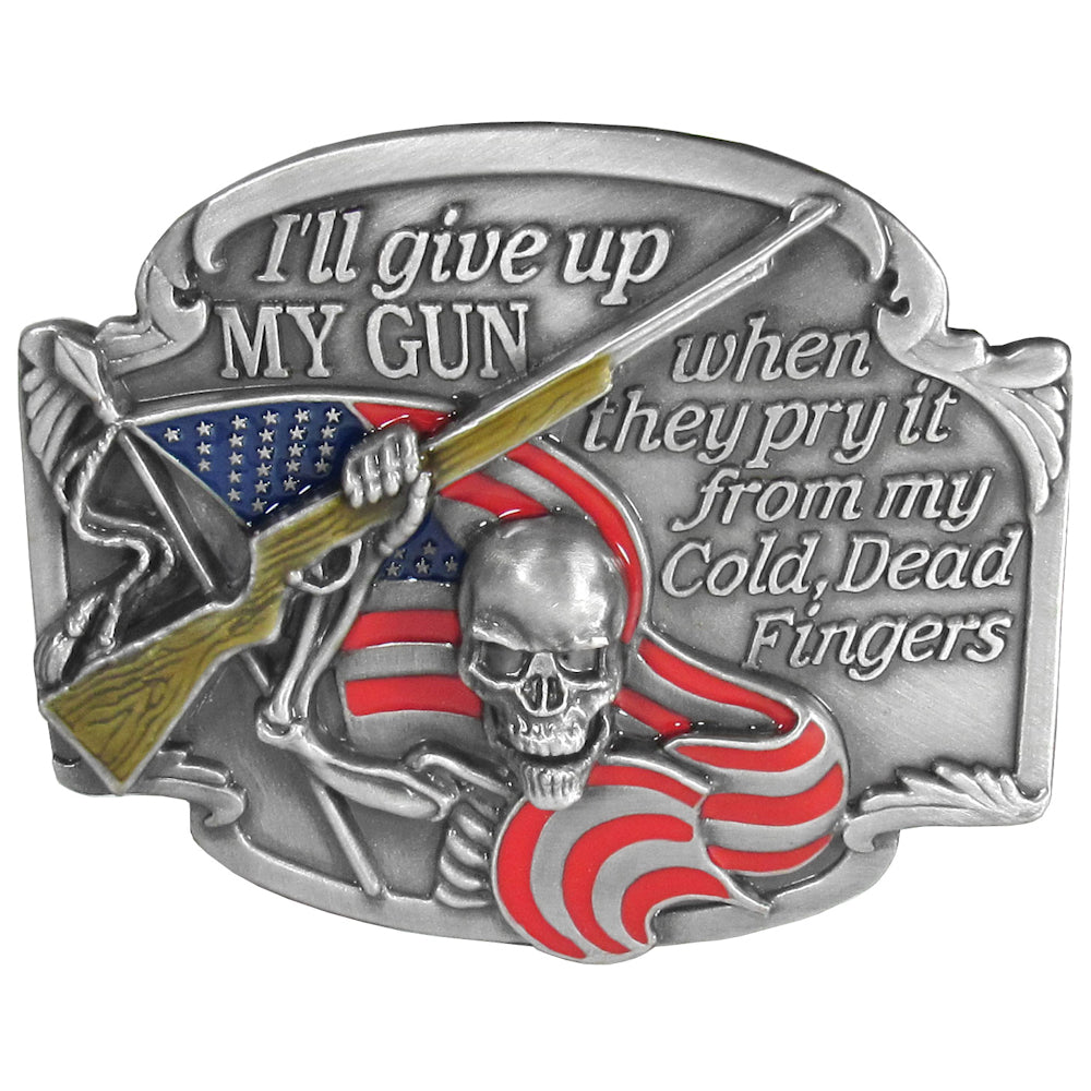 Give Up My Gun Belt Buckle