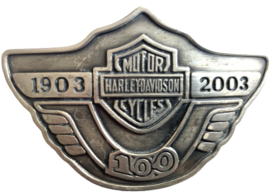 Harley Davidson 1903 to 2003 100 Year Belt Buckle