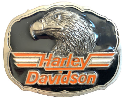Harleton Buckle Harley Davidson Eagle Head Black Belt Buckle – Buckle My Belt