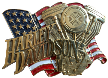 Harley Davidson Engine Belt Buckle