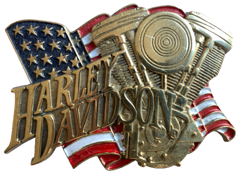Harley Davidson Engine Belt Buckle