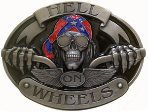 Hell on Wheels (Oversized) Belt Buckle