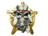 Skull Pentagram Belt Buckle