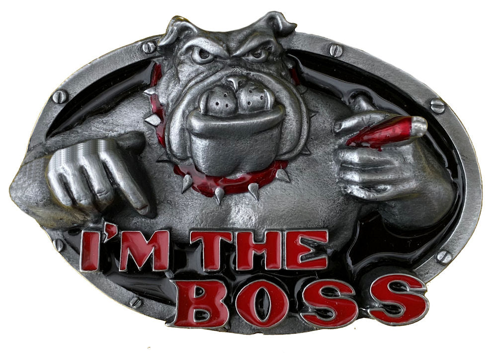 I'm The Boss Belt Buckle