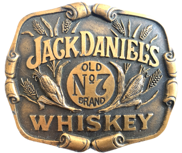 Jack Daniels Old No 7 Brand Whiskey Belt Buckle