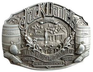 Jack Daniels Oldest Registered Distillery Belt Buckle