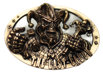 Last Laugh Gold Silver Belt Buckle