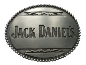 Pewter Jack Daniels Belt Buckle