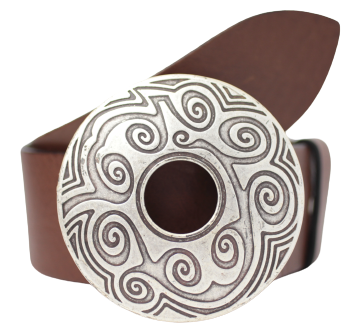 Round Swirl 2 Inch Buckle