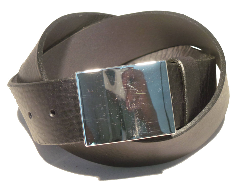 Silver Plate Buckle Belt