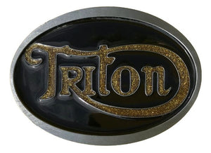 Triton Belt Buckle Black Gold