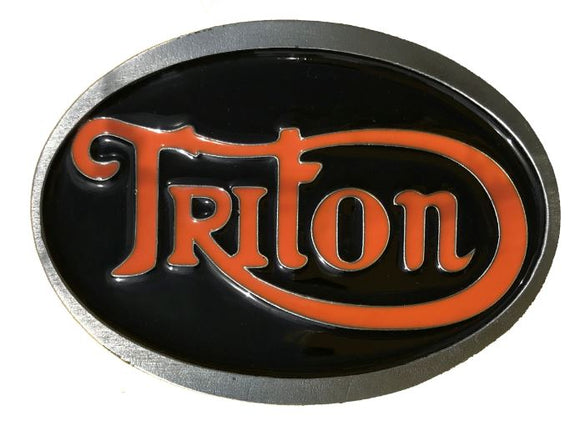 Triton Belt Buckle Black Orange