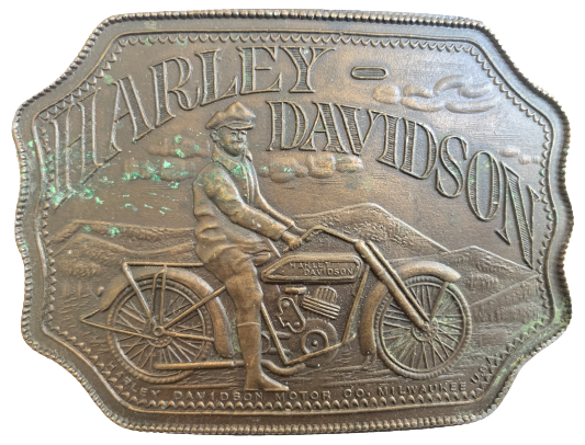 Vintage Harley Davidson Belt Buckle