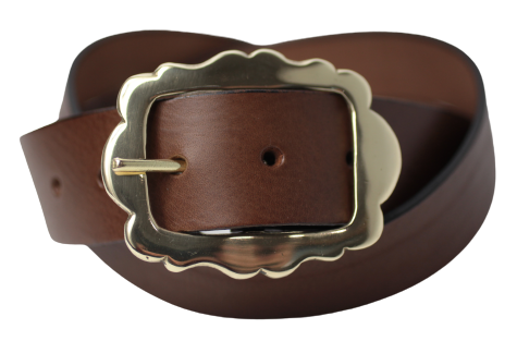 Women's Brown Leather Belt