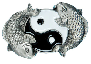 Ying Yang Fish Belt Buckle
