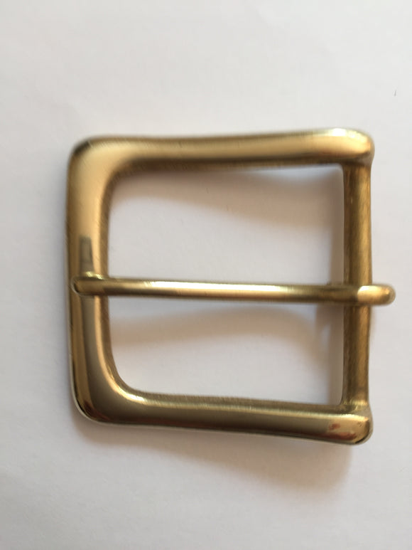 Brass Half Square 1 3/4 Inch (45mm) Wide BUCKLE ONLY